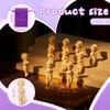 Suzile 12 Pieces Baby Jesus 1.5'' King Cake Figure with Gift Bag Resin Mini Jesus Figurines Bulk for Mardi Gras Party King Cake Toppers Decorations
