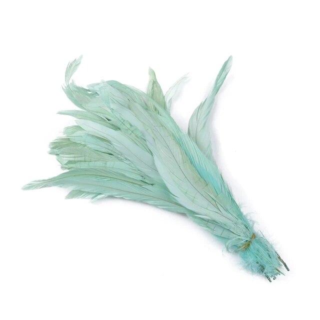 30-35cm Long Rooster Feather for Carnival Clothing Head Wear Decor Party Stage Performance Accessory Pheasant Plumas