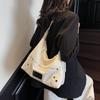 Fashion high-grade texture pu rivet large-capacity women's commuter bag exquisite locomotive underarm shoulder messenger bag