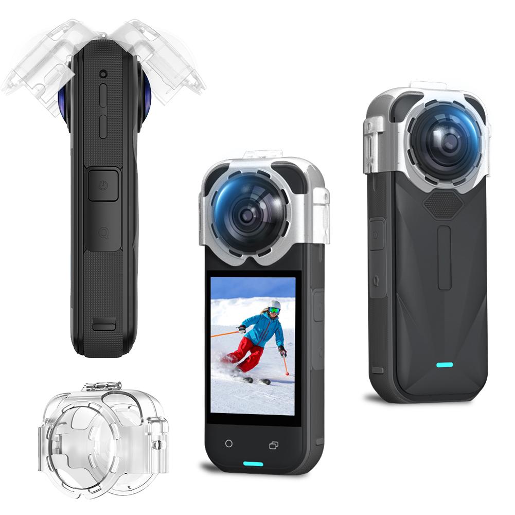 For Insta360 X5 Action Camera Lens Guard Anti-Collision Lens Protector Cover Seamless Plastic Lens Cover Camera Accessories CHINA