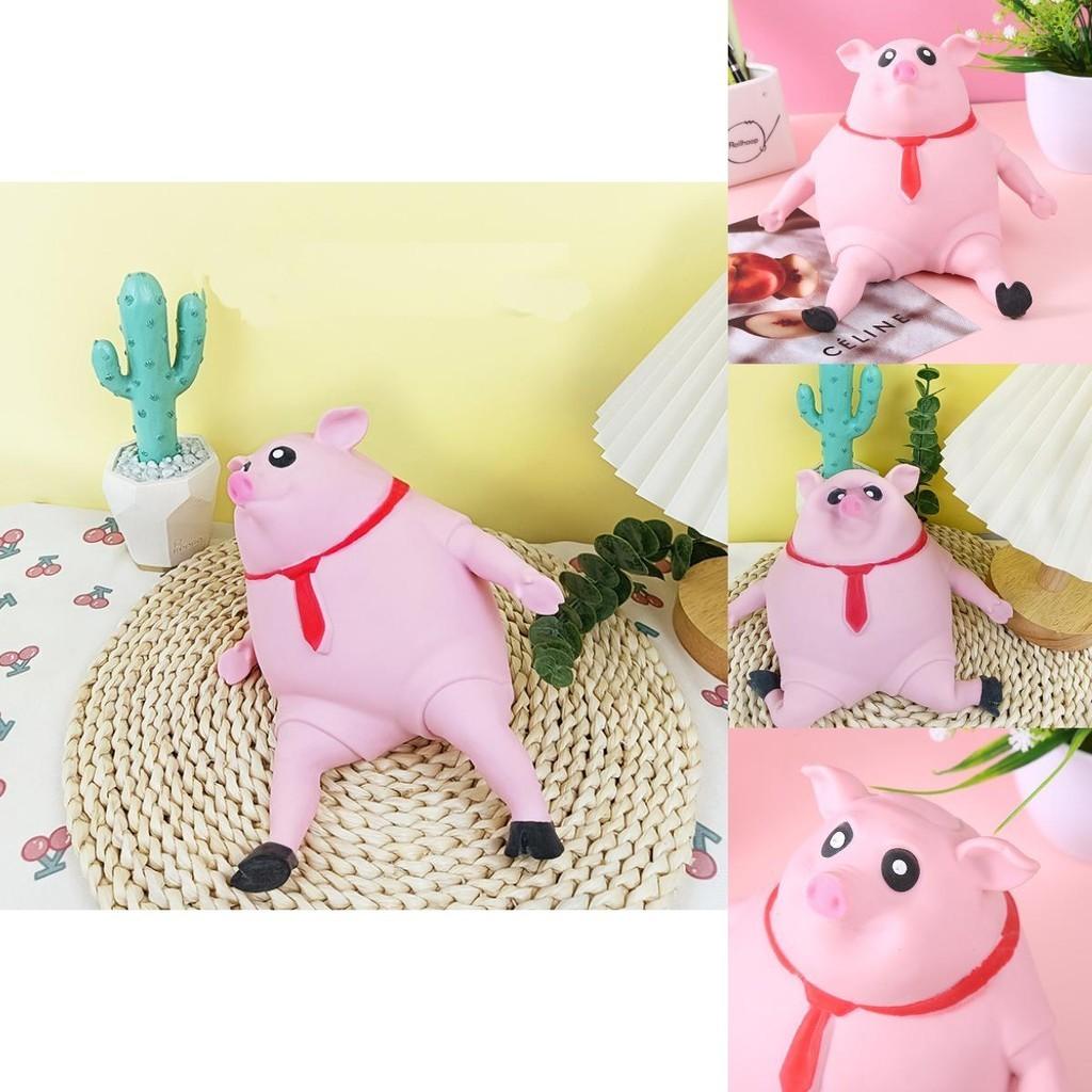 Adorable Pink Pig Tpr Toy With Memory Sand For Stress Relief