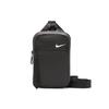 Fabric One Shoulder Crossbody Sling Bag Unisex Black Iron Gray (Unisex) Sling Bags CV1060 011