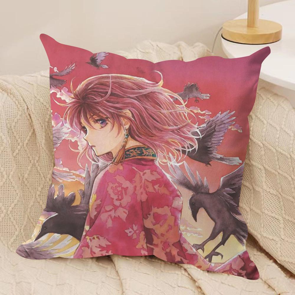Y-Yona Of The Dawn Cushion Cover Soft Plush Double-Sided Decorative Pillow Cover Cozy Sofa Cushion Case Living Room Home Gift