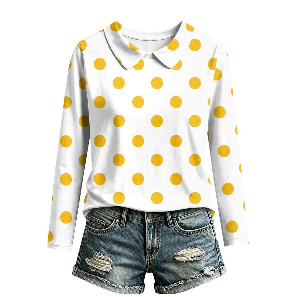 Top Casual da Donna a Manica Lunga con Scollo 2026 - Moda per l'Uso Quotidiano