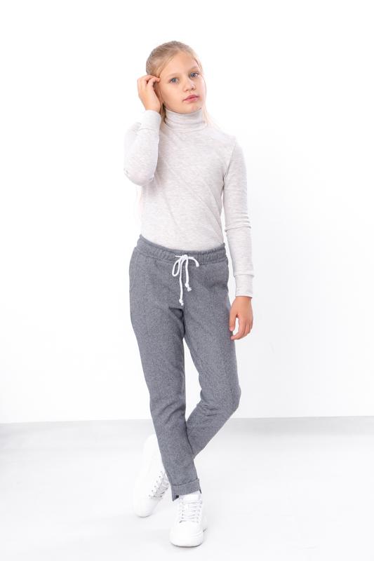 Girls’ Warm Demi-Season Pants – Elastic Waist & Side Pockets, Demi-season, 6246-098 HC