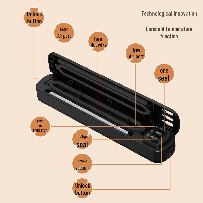 Household Automatic Vacuum Sealer for Tea and Food Preservation