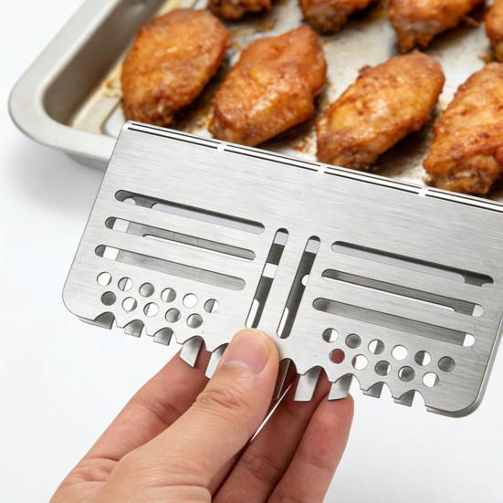 Grease Guard Splatter for Blackstone Griddle Stainless Steel Grill Accessory Dishwasher Safe Grill Strainer Prevents Food Fall Grease Splatter