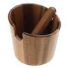 Espresso Knock Box Holz Tamping Station Tamper Halter Kaffeesatz Restebehälter