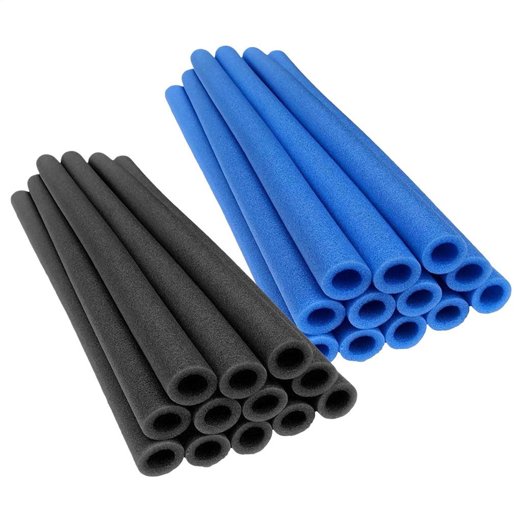 12 Pcs 40cm Round Tube Trampoline Foam Cover Trampoline Poles Replacement Waterproof Tube Padding Replacement Part