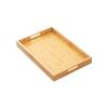 Rectangle Bamboo Tray Stylish Design Food Tray Multi-Purpose Fruit Tray  Kitchen Use
