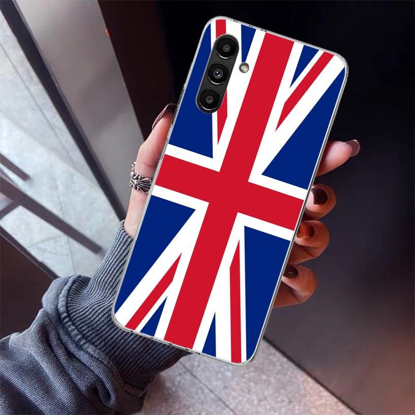 Kryt na telefon Union Jack Anglie UK Vlajka Pro Samsung Galaxy A17 A16 A15 A14 A13 A57 A56 A55 A54 A53 A37 A36 A35 A34 A33 A26 A25 A24