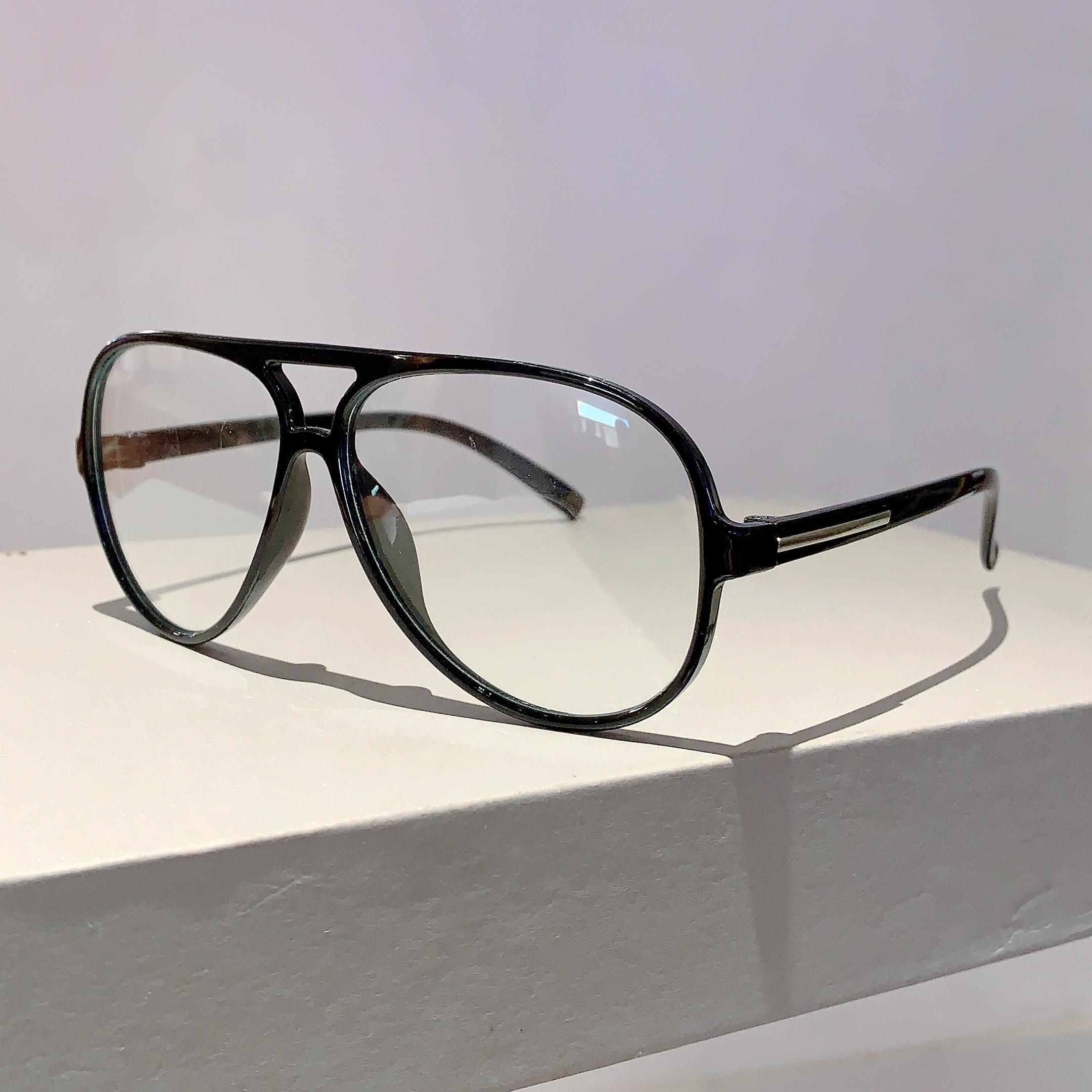 KAMMPT Винтажные Пилотские Солнцезащитные Очки Мужские Женские Модные Корейский Стиль Анти-УФ Солнцезащитные Очки Модные Уличные Повседневные Очки without case