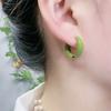 Round Design Circle Hoop Earrings Hoop Style Fashion Earrings New Minimalist Earrings Daily Wear