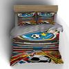 Soccer-themed, colorful, dynamic. Bedding Duvet cover sets Duvet covers Pillowcases gifts (1 * Duvet Cover 2 * Pillowcases, without duvet insert)