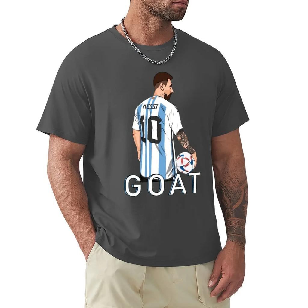 High Quality Casual Graphic Movement Tra CELEBRATION Lionel And Andrés And Messi And Argentina No.10 GOAT Caricature 50 Top Tee