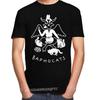 Novelty Baphocats Tshirt Oversized Soft Cotton TShirt Aesthetic Graphic Baphomet Satan Demon Occult Goat Harajuku Shirt Gift