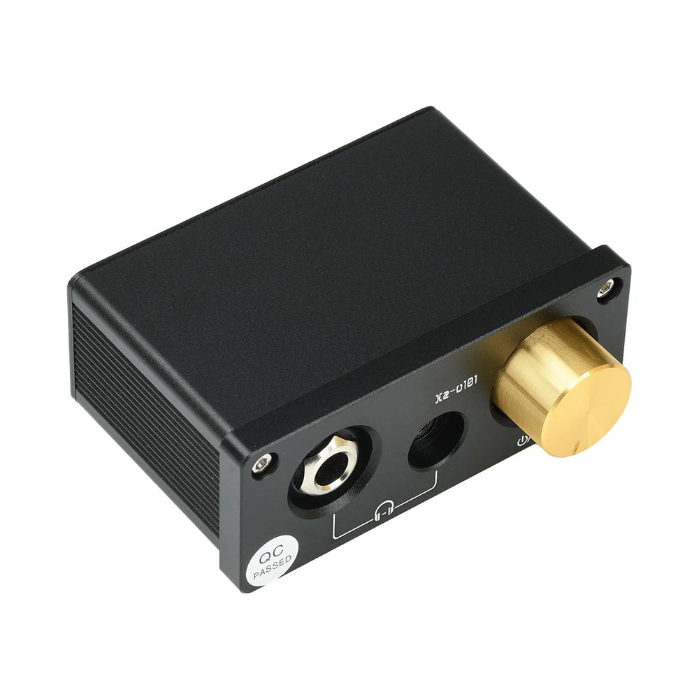 Xz-U101 HiFi Headphone Amplifier Stereo RCA Audio Amp AUX Out Desktop Amplifier for Headsets 3.5mm/6.35mm