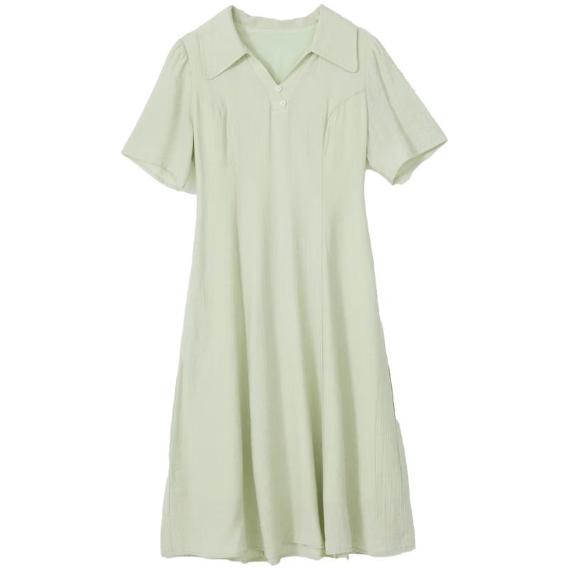 Aijutu Women s Slim Fit Shirt Dress M