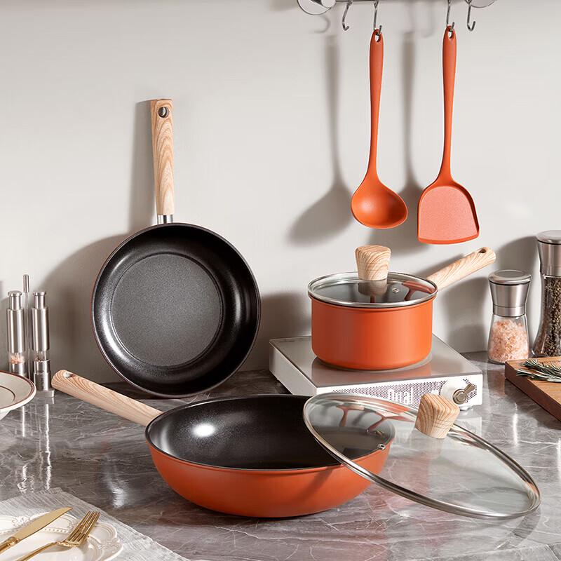 Desland Hongyun 6-Piece PFOA-Free Ceramic Non-stick Cookware Set