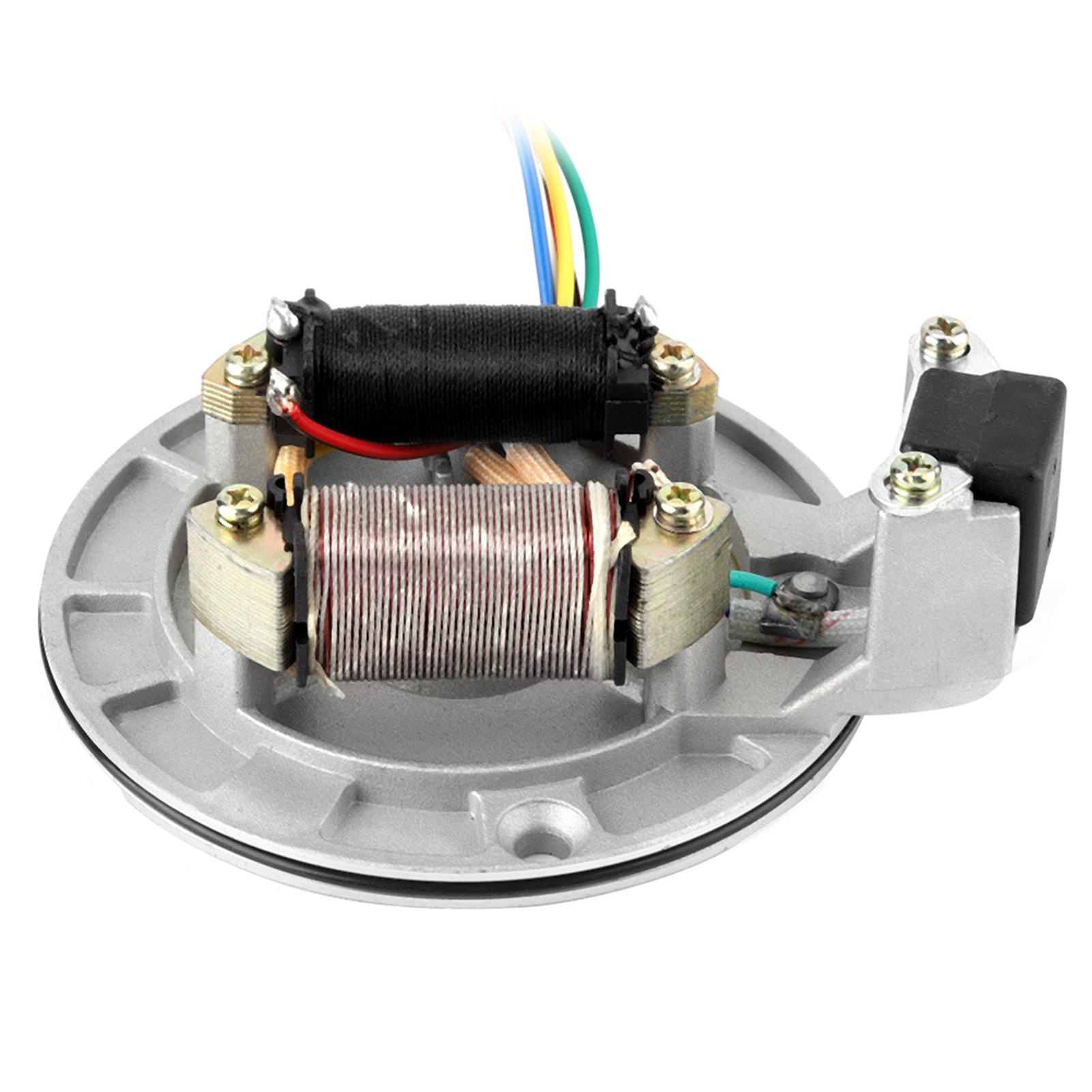 

JH70 Stator Plate Pickup Magneto Ignition Coil Rotor for Pit Dirt Bike 70cc 90cc 110cc 125cc белый