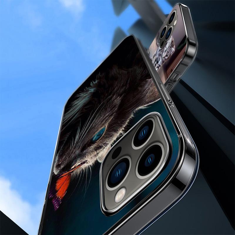 Cool Animal Big Cat Tiger Phnoe Case for Iphone 17 Air 16 16E 11 12 13 Mini 14 Plus 15 Pro Max 7 8 + SE 2020 Phone Cover Coque 1