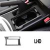 Soft Carbon Fiber & Rubber Car Cup Holder Panel Cover Sticker For Mazda 3 10-13