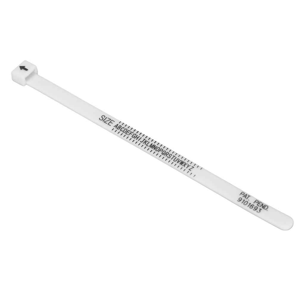 Ring Sizer Delicate Workmanship Reusable Ring Measuring Tool for Measuring Rings Jewelry White