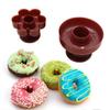 DIY Donut Cutter Maker Form For Donuts Cookie Cake Bakery Mold For Bread Desserts Round Flower Shaped Kitchen Tools Device