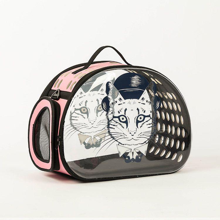 Portable Transparent Cat and Dog Backpack Carrier
