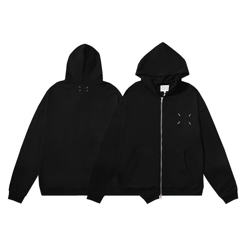 Maison Margiela MM6 Unisex Terry Zip-Up Hoodie Cardigan