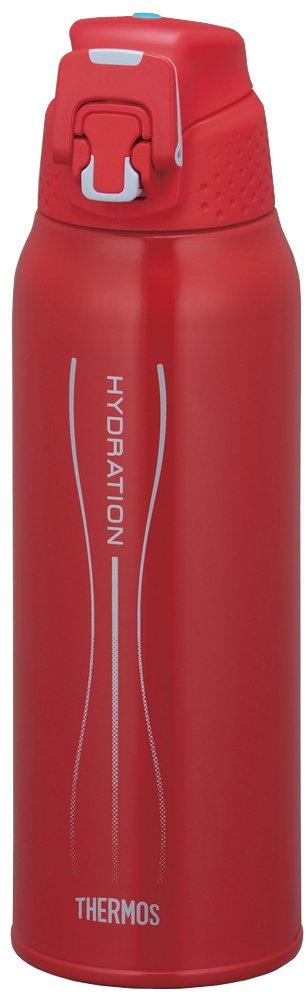 Thermos Vacuum Insulated Sports Bottle, 1.0L, Red, FFZ-1000F R
