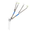 Telescopic Fishing Rod Support Stainless Steel 1.7m Fishing Box Bracket with Ground Insertion for Various Terrains