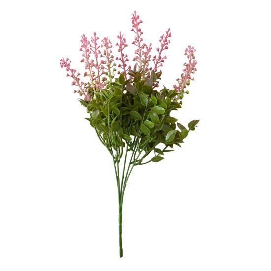 Fleur Artificielle avec Feuilles Vertes Longue Tige Fleur Artificielle en Plastique Résistante aux UV Maison Bureau Fête Intérieur Extérieur Plantes Artificielles Décor