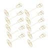 10Pcs Table Card Holder Reusable Metal Iron Place Stands Display Clips for Weddings Events Restaurants Parties