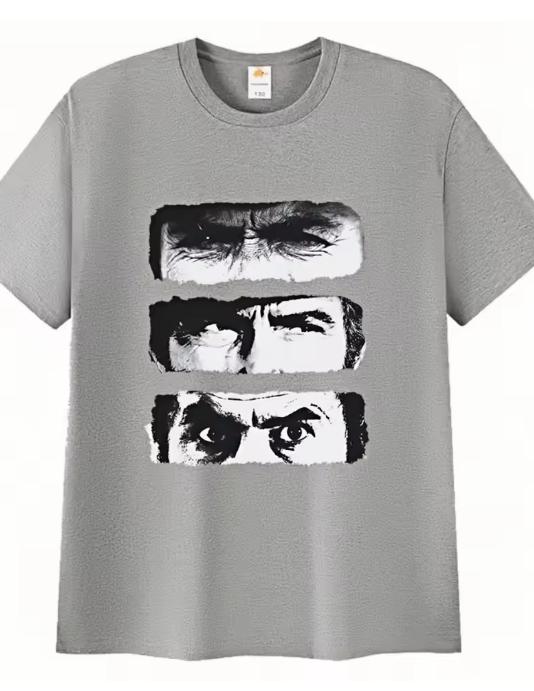 The Good The Bad And Ugly Tv Graphic Print Unisexs TShirt Harajuku Fashion Casual Short Sleeve Gothic Garunisext Cotton TShirt