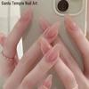 Nude Boiled Water Ganlu Temple Manicure: Simple, Versatile, Pure Desire Nail Pieces