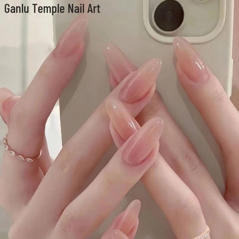 Nude Boiled Water Ganlu Temple Manicure: Simple, Versatile, Pure Desire Nail Pieces