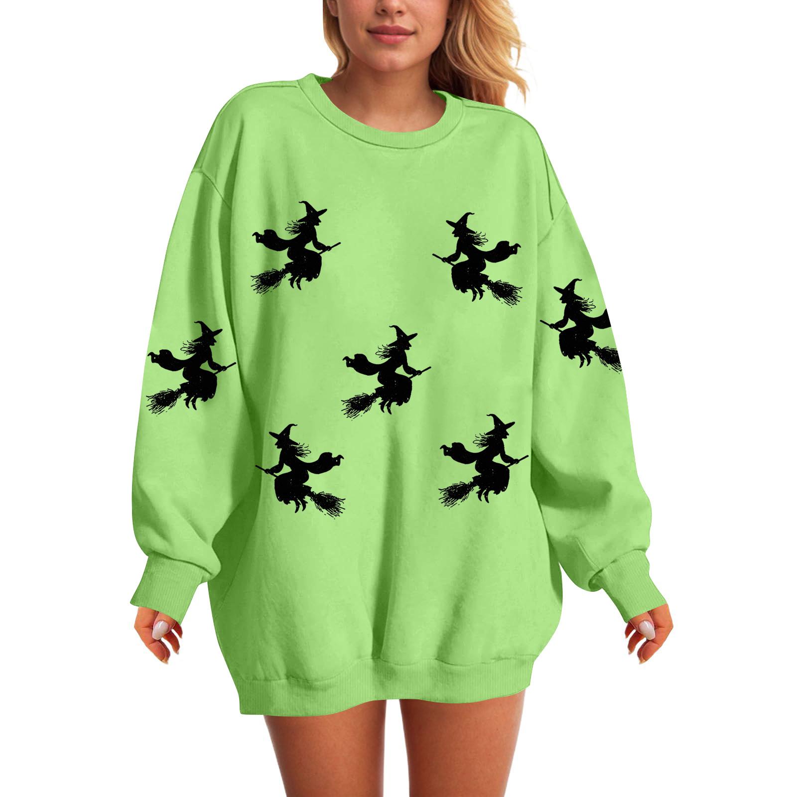 

Женская модная повседневная толстовка с капюшоном и длинными рукавами с принтом L зелёный