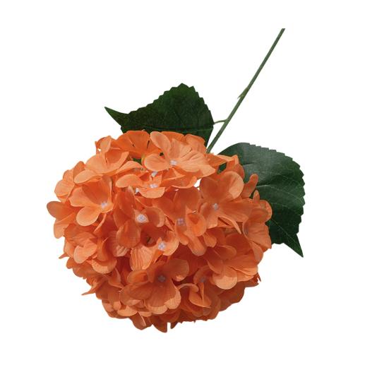 Real Touch Artificial Hydrangea Flower 27.5" Full Fake Hydrangea Flower Lifelike Faux Silk Hydrangeas for DIY Wedding Bouquet Spring Indoor