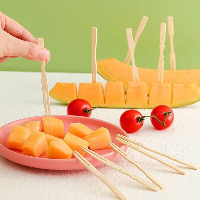 Disposable Bamboo Fruit Forks
