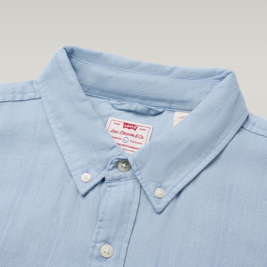 Levis Solid Color Long Sleeve Button-Up Shirt Men Shirts A72100089