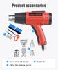 JCD High Power 2000W Variable Advanced Hot Air Temperatures Adjustable Electric Heat Gun Tools