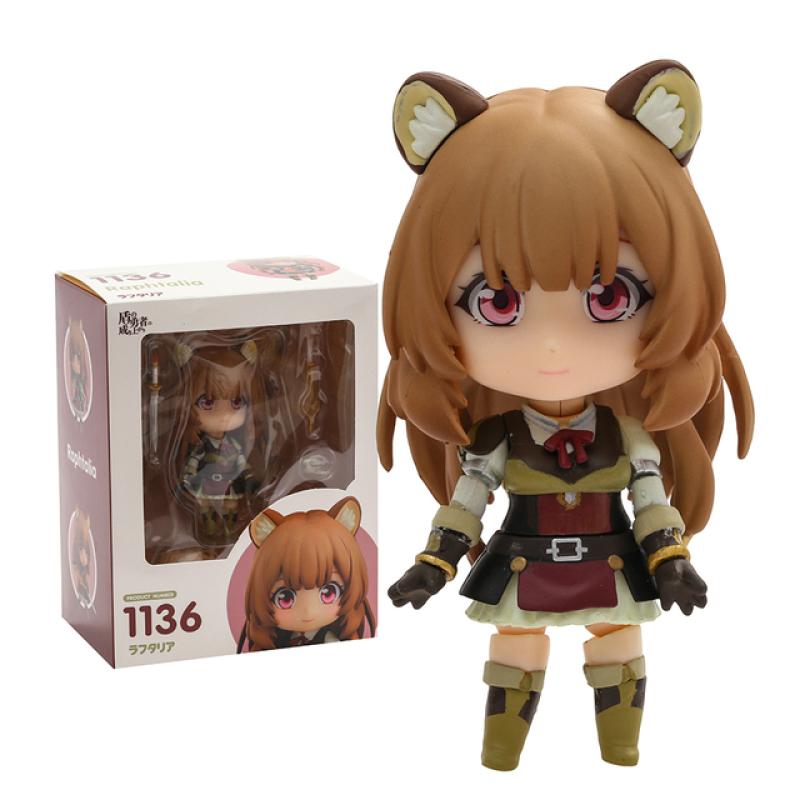 

Raphtalia 1136 Naofumi Iwatani 1113 Filo 1295 The Rising of the Shield Hero Action Figure Колекція Модель Іграшка Q Doll Різдвяний подарунок 1136 original box