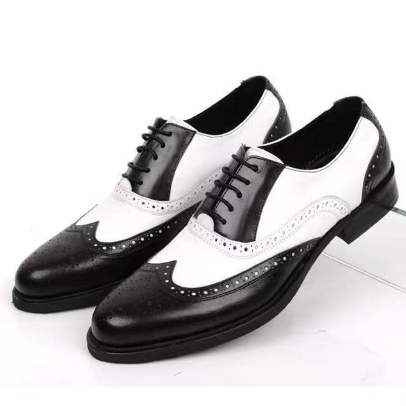 Plus Size Classic Men Dress Shoes Lace Up Shoes for Men Point Toe Casual Comfortable Business Men Formal Shoes for Wedding