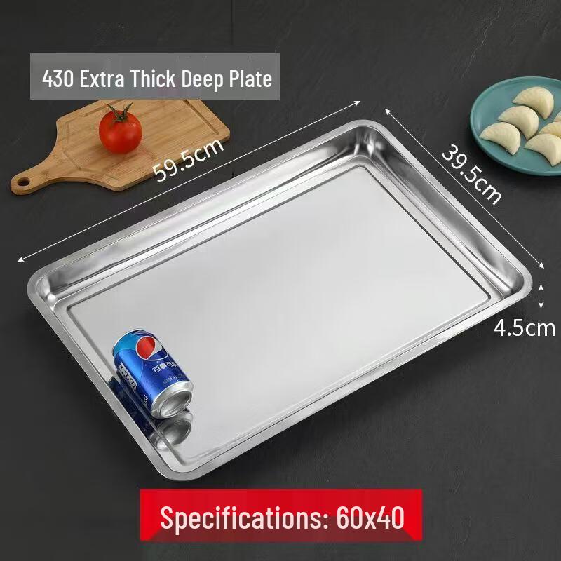 Stainless Steel Roasting and Draining Pan with Rack