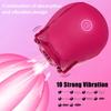 Rose Shape Vagina Sucking Vibrator Kiss Pussy Nipple Sucker Oral Licking Clitoris Stimulation Masturbating Sex Toys for Women