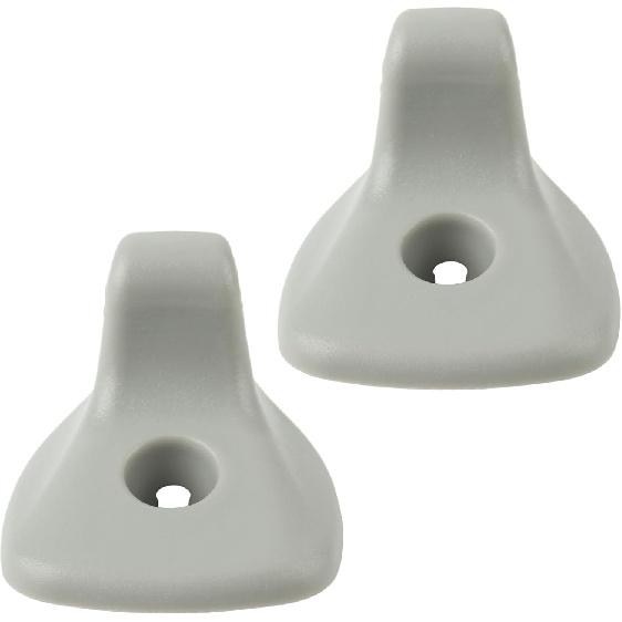2PCS Sun Visor Clip Support 1GW25DW1AA for Chrysler Sebring for Dodge Avenger 2008-2010, Grey