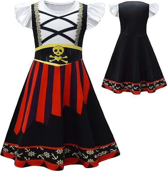 Girls Princess Dress for Birthday Party and Halloween Costume