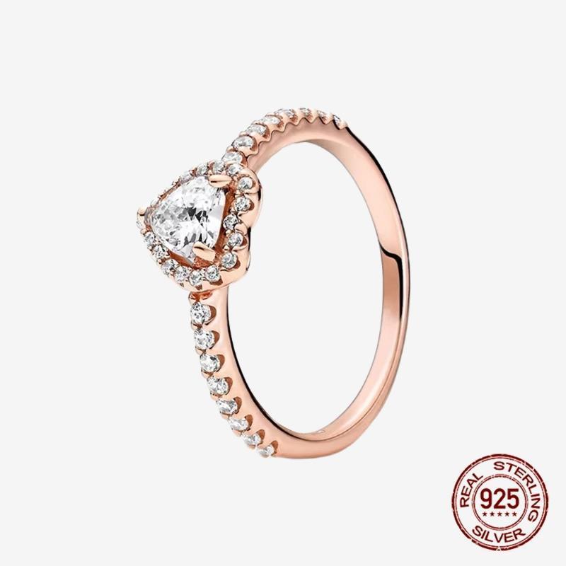 925 Sterling Silver Open Ring Style  Paved Heart Butterfly Flower Colorful Gemstone Ring For Women Daily Wear Jewelry Gift 2026