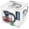 Heat-resistant glass teapot with infuser 1.73 l